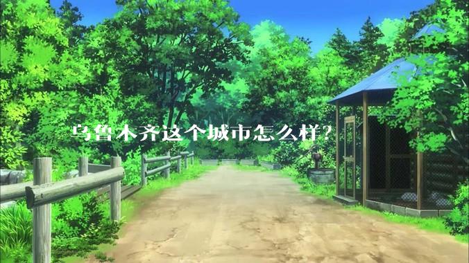 乌鲁木齐这个城市怎么样？